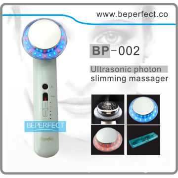 BP-002 green led facial ultrasonic machine skin care product home use